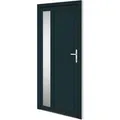 Produktbild: vidaXL Haustür Anthrazit 98x208 cm PVC 3157104