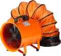Produktbild: VEVOR Bauventilator 367-W-AC-Motor Baugebläse 2800 U/min Baulüfter Gebläse 2574 CFM (4373 m3/h) Axiallüfter mit 10 m Schlauch Axialgebläse 79 dB Geräuschpegel Industrielüfter