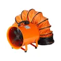Produktbild: VEVOR Baugebläse 367W Bauventilator mit 10m Schlauch Ventilator Baulüfter 357mm