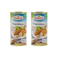 Produktbild: Food-United Regensburger Würste 2x550g Dose | knackig im Biss | Knackwurst | Handwurst | Knacker | Dicke | Buchenholz geräuchert | Würzig | bayerische Wurstspezialität | Brühwurst von ZIMMERMANN (2)