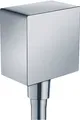 Produktbild: hansgrohe AXOR ShowerSolutions FixFit Schlauchanschluss Square, 36732000, Farbe: