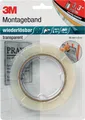 Produktbild: Montageband transp.L.5m B.19mm Rl.3M Klebeband Klebebänder