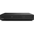 Produktbild: Philips TAEP200 DVD Player für Fernseher mit HDMI Kabel 1,5M - CD Player für Nahezu alle Disc-Formate - HDMI Anschluss - USB Media Link - Schwarz