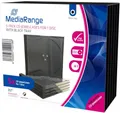 Produktbild: Mediarange CD-Hülle 100 CD Hüllen 1er Jewelcase 10,4 mm für je 1 BD / CD / DVD schwarz