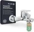 Produktbild: KLUDI-X1 Badewannenarmatur für 2 Verbraucher, Aufputz zur Wandmontage mit S-Ansc