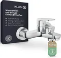Produktbild: KLUDI-X1 Bathtub Faucet for 2 outlets, wall-mounted with S-connections, bathtub 
