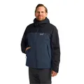 Produktbild: Jack Wolfskin Übergangs-Wanderjacke Wild Places 3in1 (wasserdicht, winddicht) nachtblau Herren, Größe: S