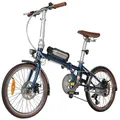 Produktbild: E-Bike Smart 20 Faltbares E-Fahrrad 190WH Pedelec, 36V 5,2AH 60 km Reichweite Heckmotor,190 Wh, Cityrad 7 Gang Shimano,Scheibenbremsen,Kettenschaltung