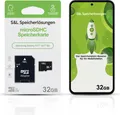 Produktbild: microSD Speicherkarte S&L für Samsung Galaxy A17 / A17 5G - Speicherkapazität: 32 GB