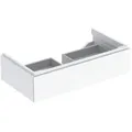 Produktbild: Geberit Xeno2 Waschtisch-Unterschrank 500508011 88x22x46,2cm, hochglänzend/weiß, mit Schublade