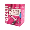 Produktbild: Gizeh Active Filter Pink 6 mm Aktivkohle Box à 34 Stück