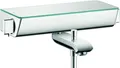 Produktbild: hansgrohe Ecostat Select Aufputz Wannenthermostat, für 2 Funktionen ohne Adapter zur Renovation, Weiß/Chrom