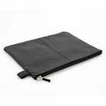 Produktbild: Leder- Banktasche Alassio 42232 Geldtasche ca. 25cm x 19cm - schwarz