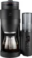 Produktbild: Melitta Kaffeemaschine mit Mahlwerk AromaFresh X 1030-06, 1,25l Kaffeekanne, Papierfilter 1x4, 11 Mahlgradeinstellungen,Kaffeebohnen/-pulver,  Timer,Warmhalteplatte