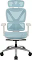 Produktbild: ThunderX3 XTC Ergonomischer Bürostuhl - weiss/blau (TEGC-3073102.B1)