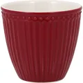 Produktbild: Greengate Latte Cup Becher ALICE Rot Everyday Geschirr CLARET RED 300 ml