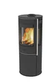 Produktbild: Fireplace ELITE MAGNOLIA Kaminofen 6 kW Stahl Schwarz Rund Glas K6840