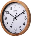 Produktbild: Retro Wanduhr Holzrahmen in 26cm - 10 Zoll