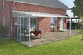 Produktbild: Palram Seitenwand Feria 4x14 Weiß Ergänzung Terrassendach Acrylglas Wind Schutz