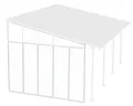 Produktbild: Palram-Canopia Seitenwand für Terrassenüberdachung Serie 4m Tiefe, weiß