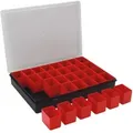 Produktbild: - Sortimentskasten - 330 x 247 x 54 mm - 32 Herausnehmbare Fächer - 4,4 L