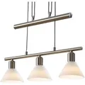 Produktbild: Lindby Pendelleuchte Delira 9624694 Modern in Alu aus Metall 3-flammig E14 Wohnzimmerleuchte
