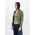 Produktbild: Alpha Industries Bomberjacke MA-1 TT Light W grün XS (34/36)
