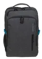 Produktbild: Elephant Rucksack Handgepäck Reisetasche Fly Legends XL 45 L Flugzeug Bus Reiserucksack Laptop Fach Anti-Theft Tasche 12900 (Dunkelgrau-Schwarz)