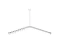 Produktbild: HEWI System 900 Vorhangstange für Duschwanne 100 x 100 cm