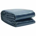 Produktbild: vidaXL Pool Solarplane Treibend Solarfolie Wärmeplane Solarabdeckung Poolabdeckung Poolheizung Abdeckplane Luftpolsterfolie PE 450x220cm Schwarz Blau
