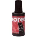 Produktbild: 1 bis 60x Kores Stempelfarbe, Inhalt: 28 ml, schwarz - SPARE BIS ZU 93%