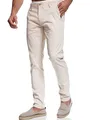 Produktbild: Indicode Herren Cherry Chinohose Stretchhose | Chino Herrenhose Stretch Stoffhose Fog, 29/34