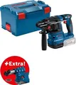 Produktbild: Bosch Pro GBH 18V-22 Akku-Bohrhammer mit SDS plus, mit Staubsaugeraufsatz, vibration control, blau (0611924004)