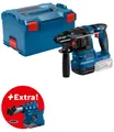 Produktbild: GBH 18V-22 + Absaugung GDE 18V-12, Bosch Professional Akku-Bohrhammer mit L-Boxx