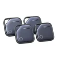 Produktbild: UGREEN FineTrack kompatibel mit Apple Find My (nur iOS), GPS Tracker, 4 pack 