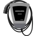 Produktbild: AMPERFIED Energy Control Plus Wallbox Silber/Schwarz 11 kW (5 m)