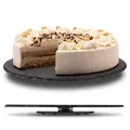 Produktbild: drehbare Schieferplatte rund als Servierplatte Kuchenplatte Wurstplatte Käsep...