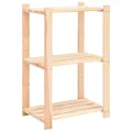 Produktbild: Lagerregal mit 3 Böden 60×38×90 cm Kiefer Massivholz 150 kg