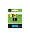 Produktbild: Dymo D1 Polyester selbstklebend Schwarz auf Gelb Rolle 0,9 cm x 7 m 1 Kassetten Etikettenband für LabelMANAGER (S0720730)