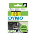 Produktbild: Original Dymo 40918 / S0720730 Schriftband 9mm/7m Schwarz auf Gelb