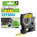 Produktbild: DYMO Schriftband D1 40918 S0720730, 9 mm schwarz auf gelb