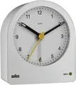 Produktbild: BRAUN Quarzwecker BC22W weiß analog Wecker leise Tischuhr Beleuchtung