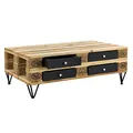 Produktbild: [en.casa] Stilvolle Europaletten-Schublade perfekt integrierbar - schwarz - 9,5cmx37,5cmx44,5 cm