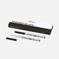 Produktbild: 2x MONTBLANC Kugelschreiber Mine Metall Stärke B Broad Mystery Black Schwarz neu