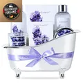 Produktbild: Lavendel Wellness Set 7tlg Frauen Badeset Geschenkbox