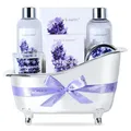 Produktbild: Luxus Lavendel Wellness Set für Frauen - Perfektes Geschenk für Mama & Freundin