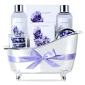 Produktbild: Wellness Set Frauen, 7-tlg, Lavendel Duft, Feuchtigkeitsspendend, Geschenk