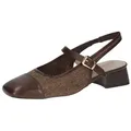 Produktbild: Caprice CAP Memotion mit Absatz Trapezabsatz 9-29604-46 Slingpumps CAP Memotion braun 38 EU