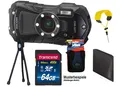 Produktbild: Ricoh WG-80 schwarz + 64GB Komplettset ! bis 14m wasserdicht
