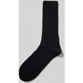 Produktbild: Falke Socken mit geripptem Abschluss Modell 'Nelson' in Black, Größe 39-42